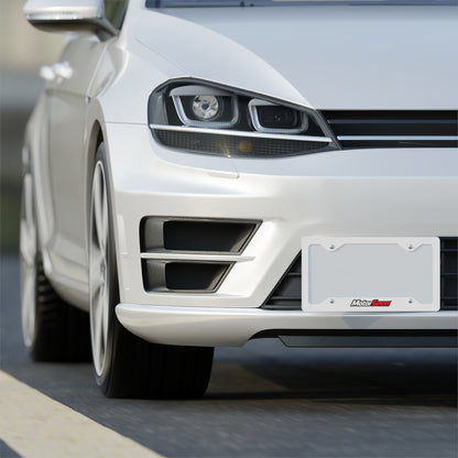 MotorSeen™ Trackline Metal License Plate Frame