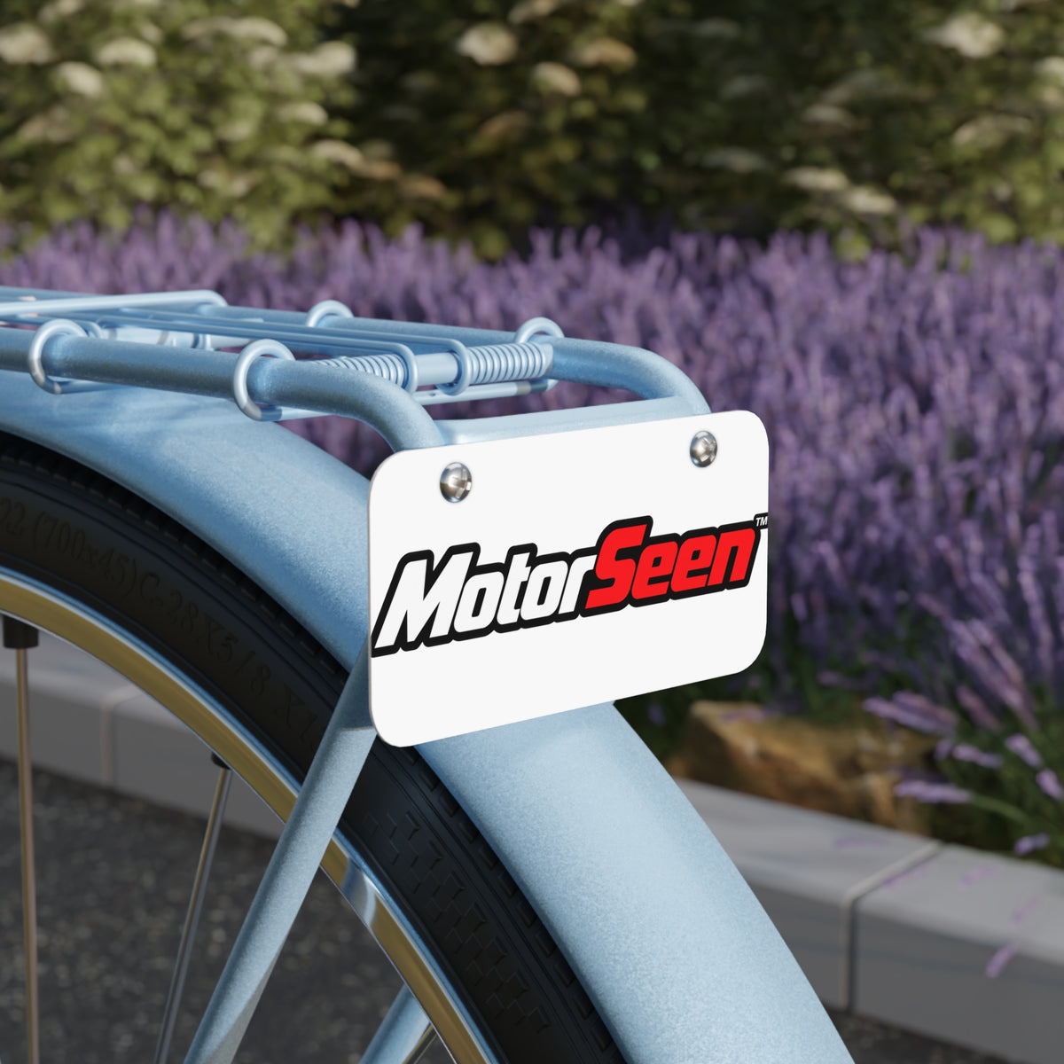 MotorSeen™ Trackline Mini Garage Plate