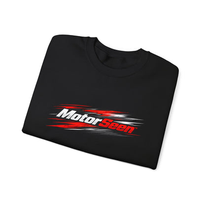 MotorSeen™ Redline Brush-Streak Crewneck