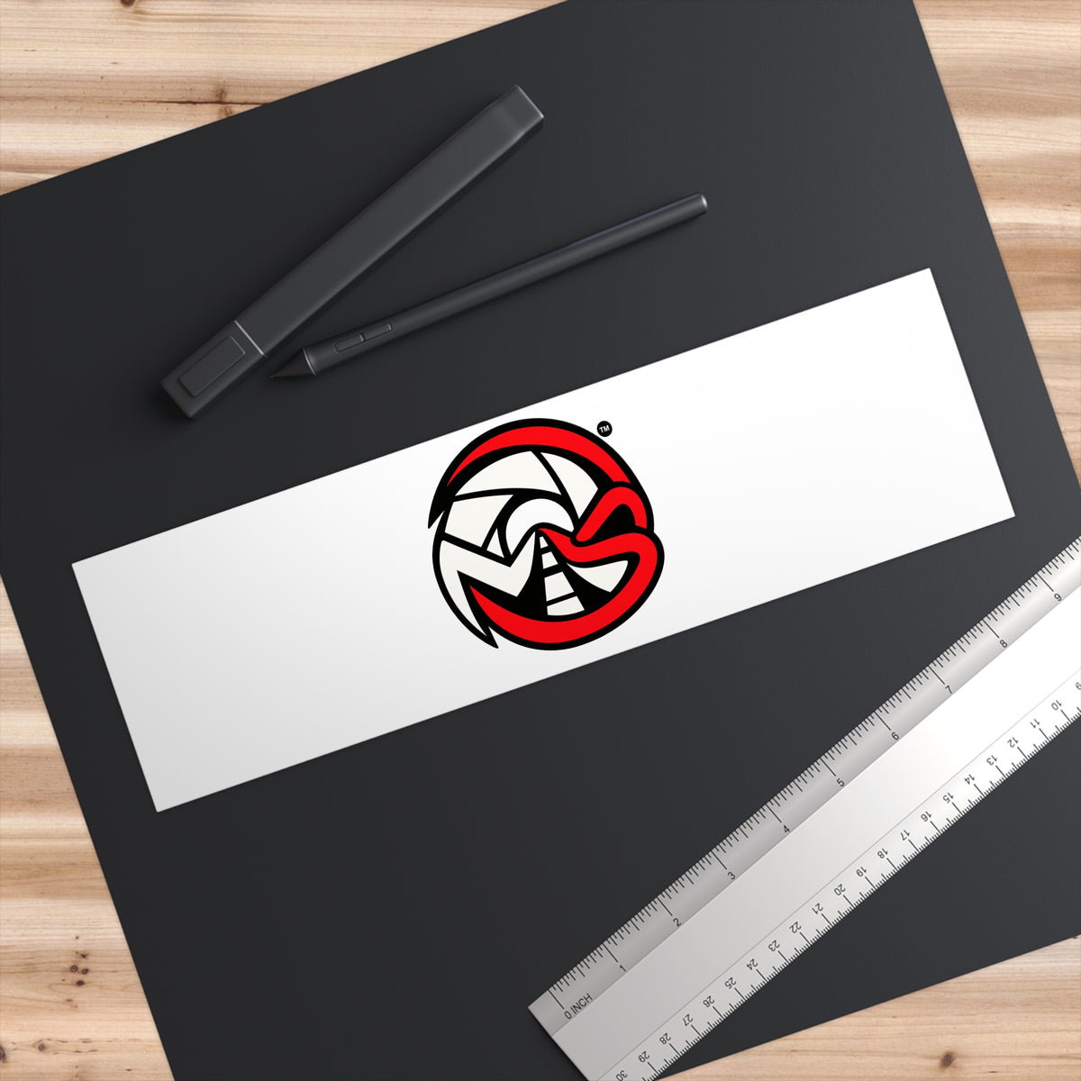 MotorSeen™ Wheel Emblem All-Weather Window & Bumper Graphic