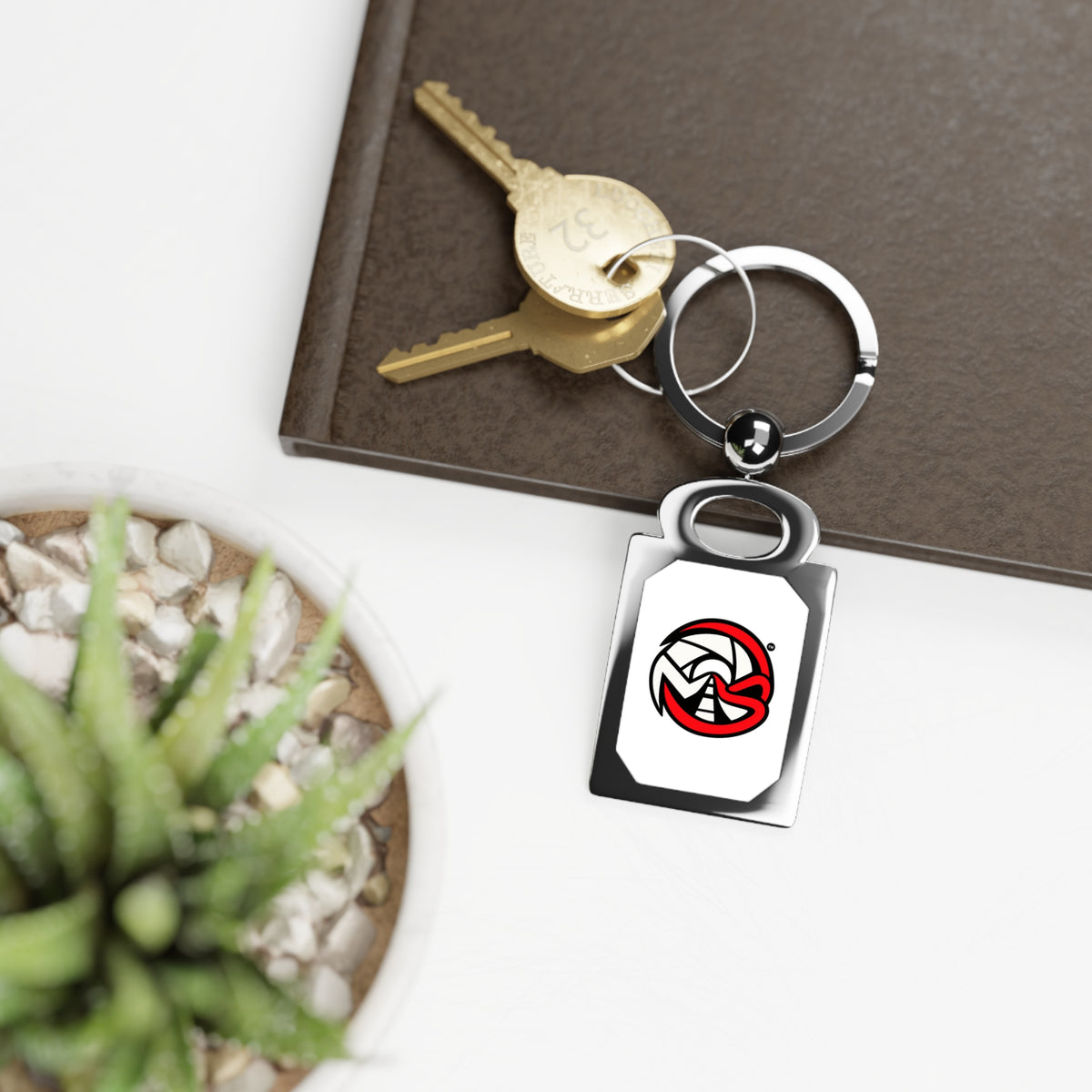 MotorSeen™ Apex Wheel Logo Metal Keyring