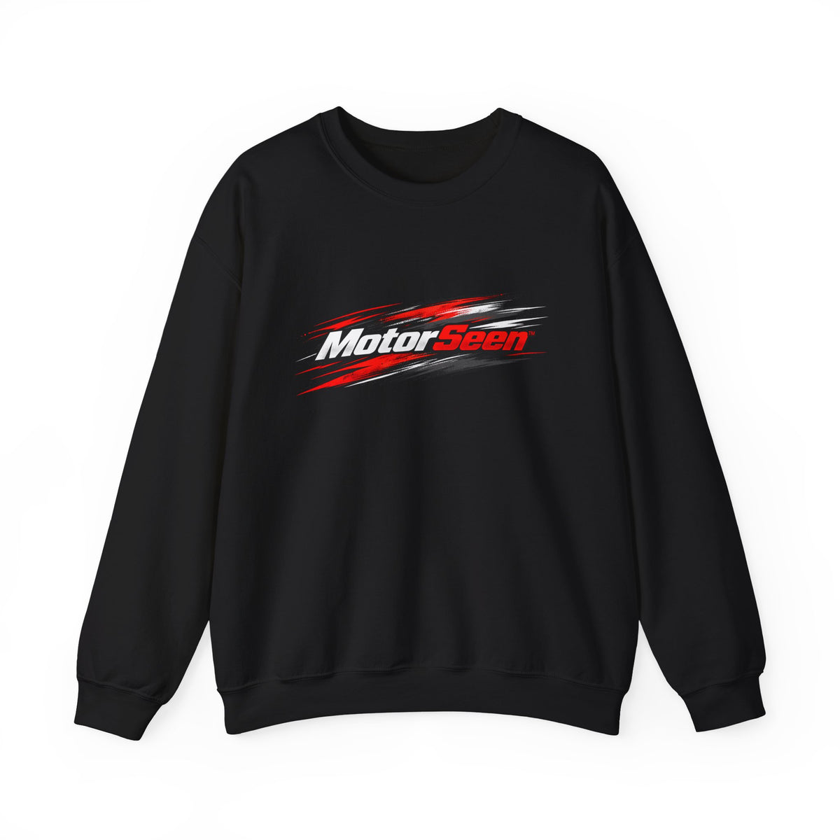 MotorSeen™ Redline Brush-Streak Crewneck