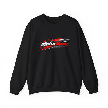MotorSeen™ Redline Brush-Streak Crewneck