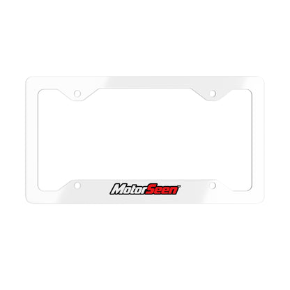 MotorSeen™ Trackline Metal License Plate Frame